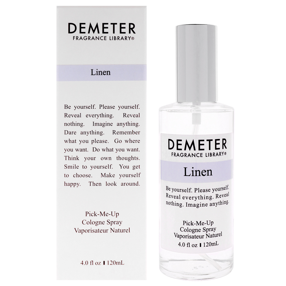 Linen by Demeter for Unisex 4 oz Cologne Spray